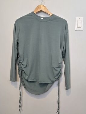 lululemon athletica Long Sleeve Side-Tie Top - Sage Green